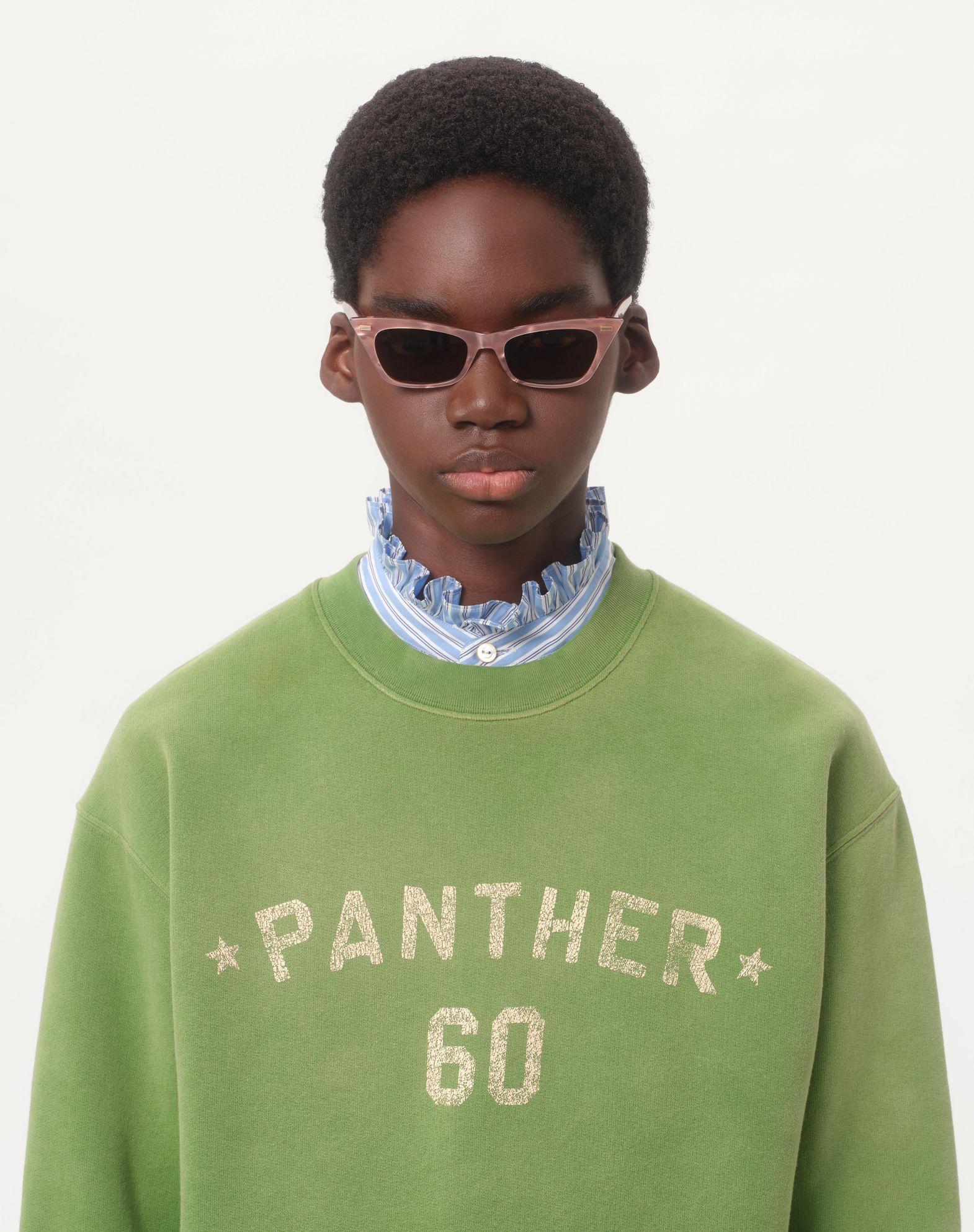 Cotton Sweatshirt With Chez Valentino Print And Embroidery Product Image