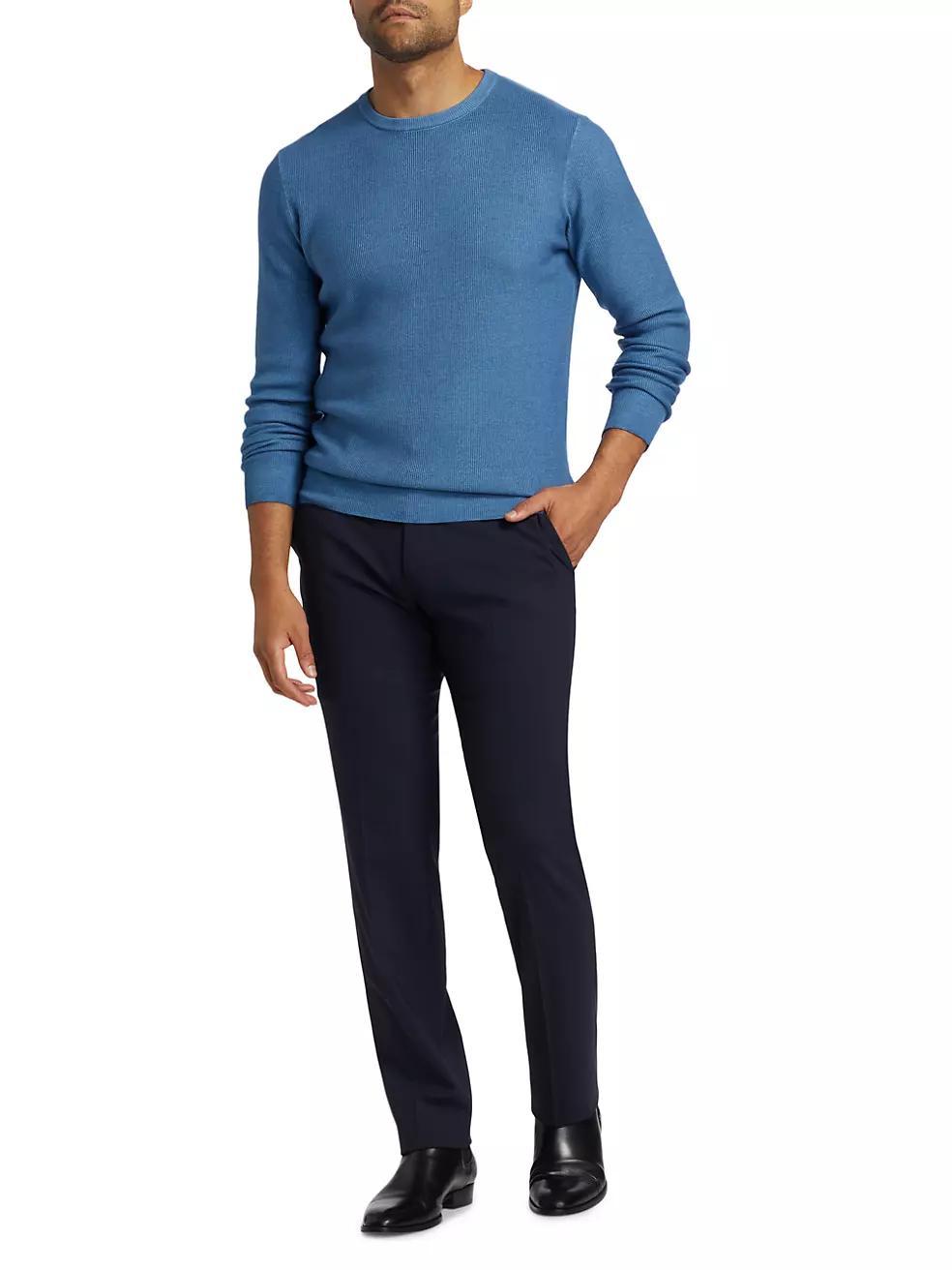 COLLECTION Garment-Dyed Crewneck Sweater Product Image
