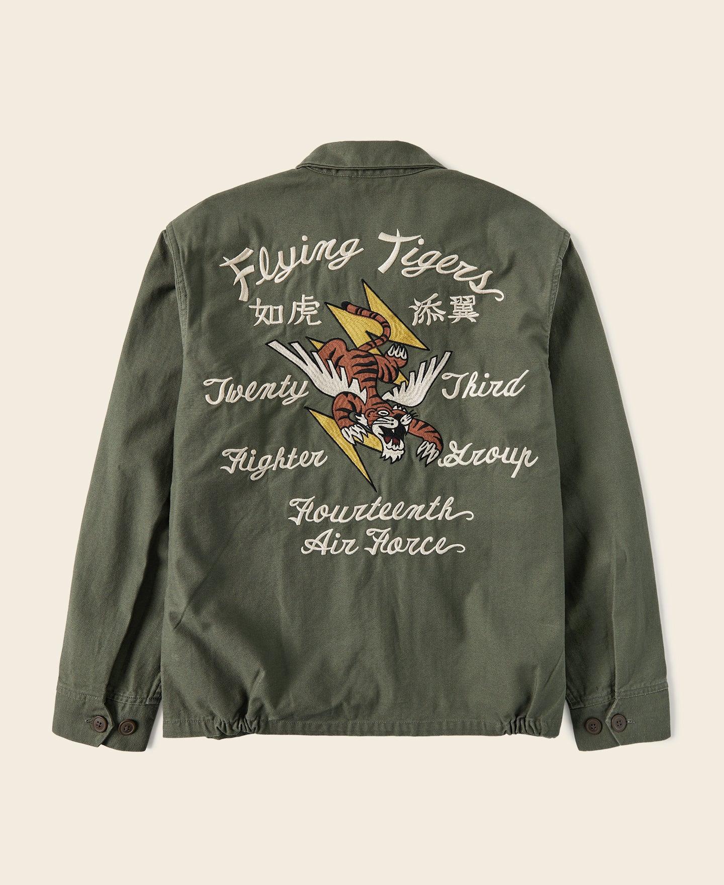 USAAF 14th Air Force Flying Tigers Embroidery Jacket Product Image