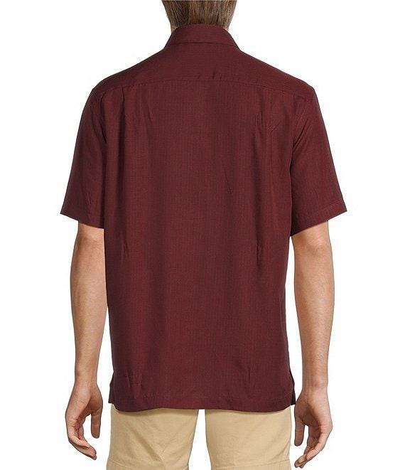 Roundtree & Yorke Big & Tall Short Sleeve Solid Sport Shirt Product Image