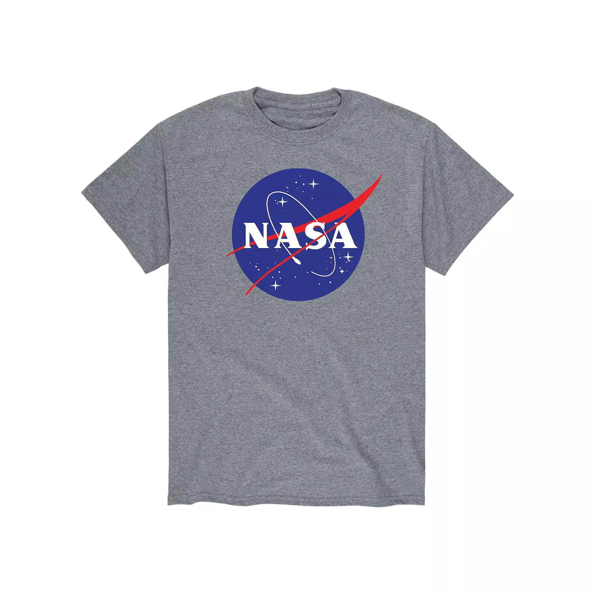 Men's NASA Logo Tee, Size: Medium, Gray Product Image