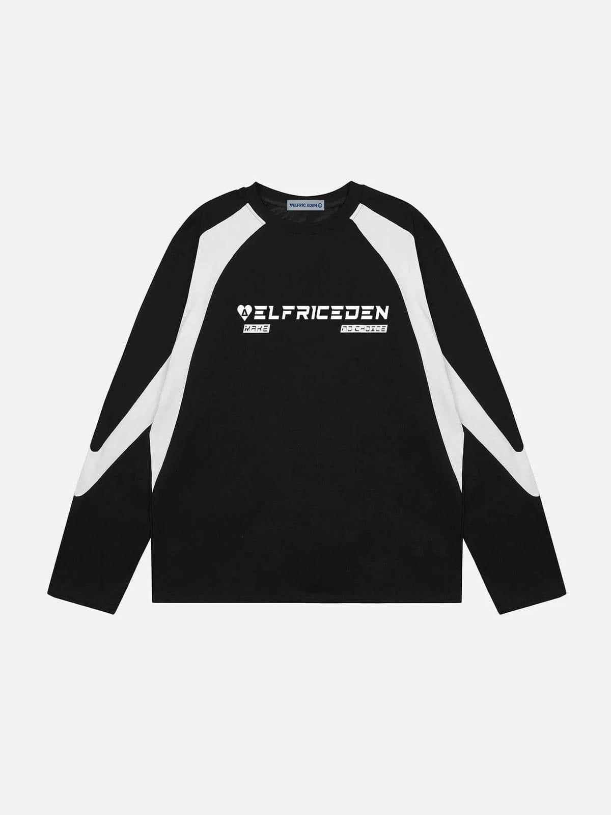 Aelfric Eden Patchwork Racing Sweatshirt Product Image