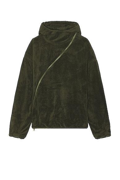 POST ARCHIVE FACTION (PAF) 5.1 Hoodie Center in Green Product Image