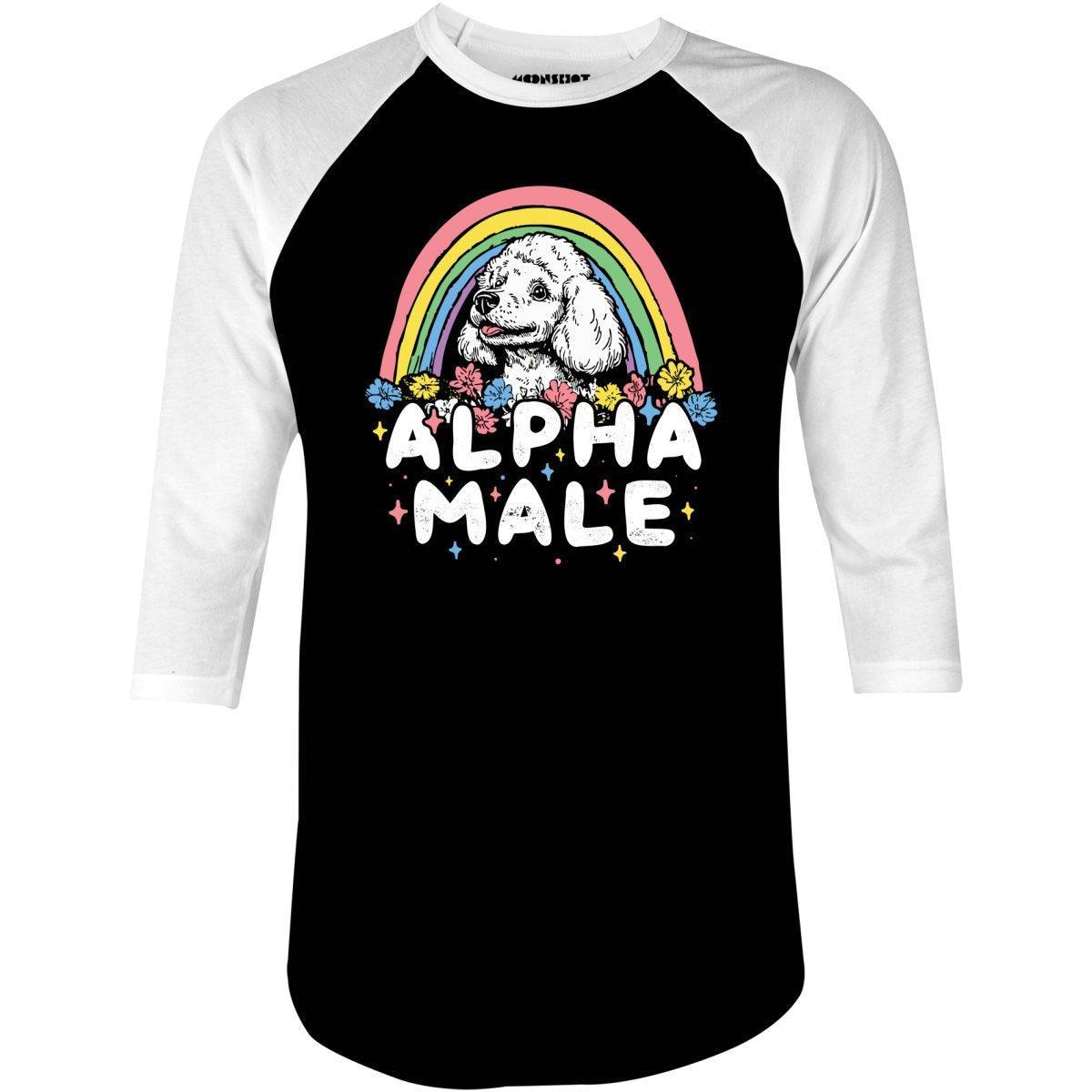 Alpha Male - 3/4 Sleeve Raglan T-Shirt Male Product Image