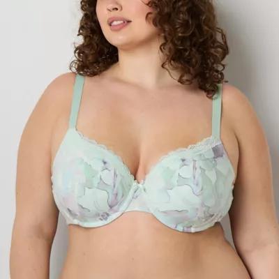 Ambrielle Cotton Womens Medium Support Demi Bra 364238 Product Image