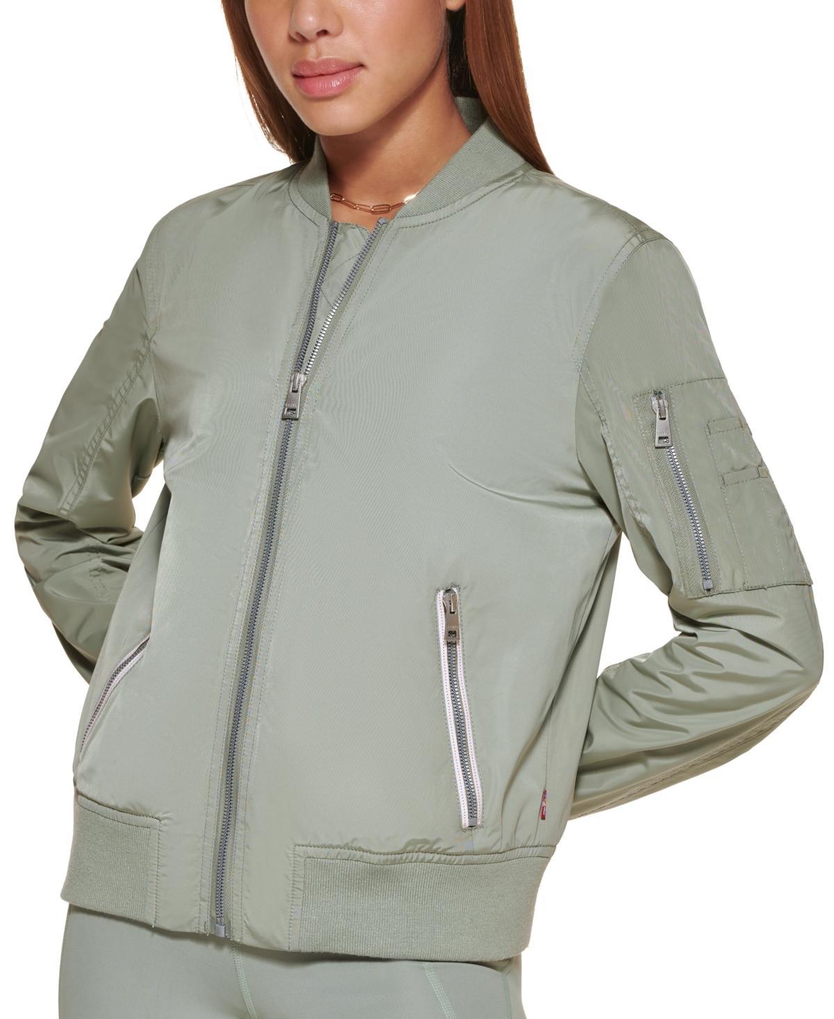 Women's Levi's® Newport Classic Bomber Jacket, Size: XL, Green Product Image