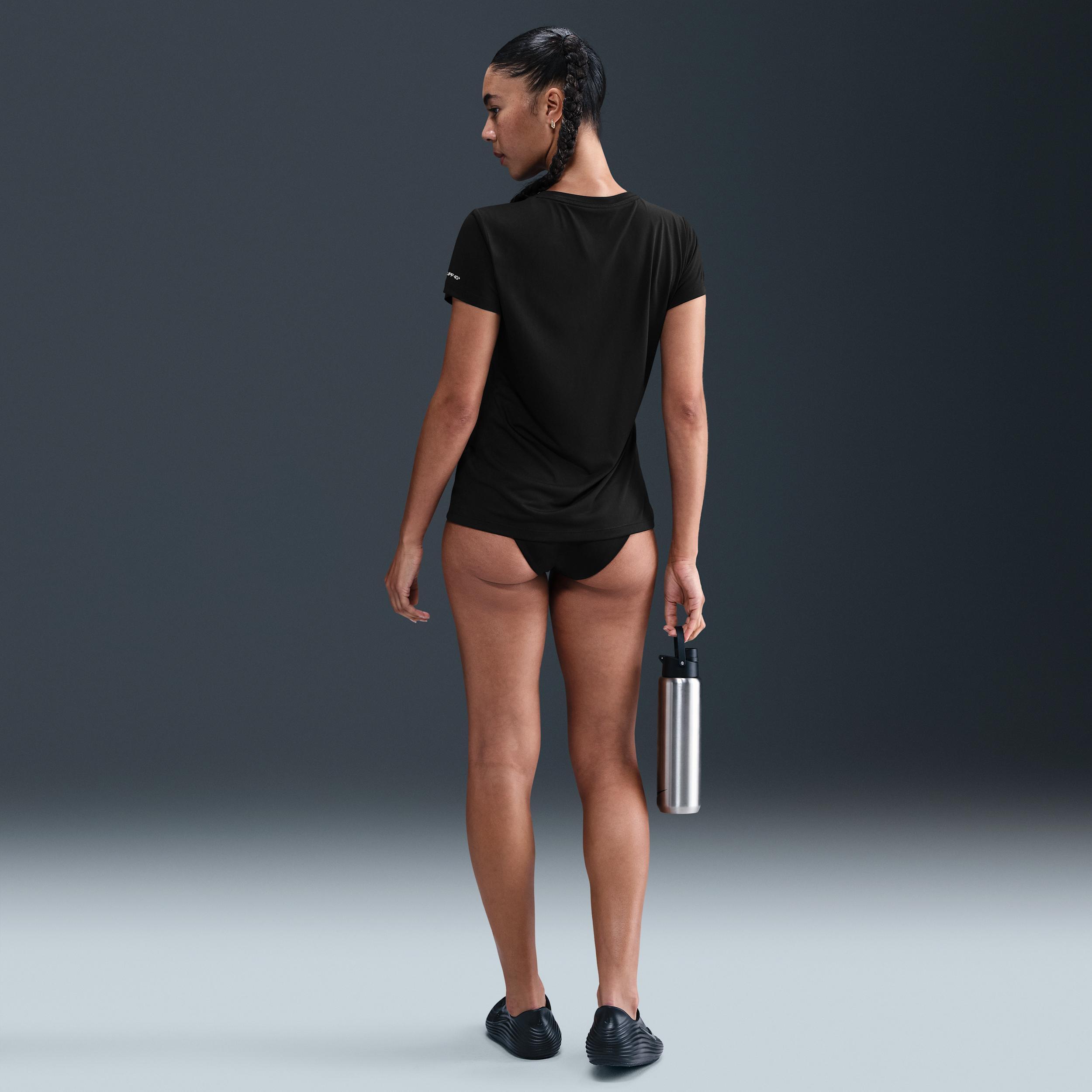 Nike Swim Swoosh Hydroguard Women's Short-Sleeve Top Product Image