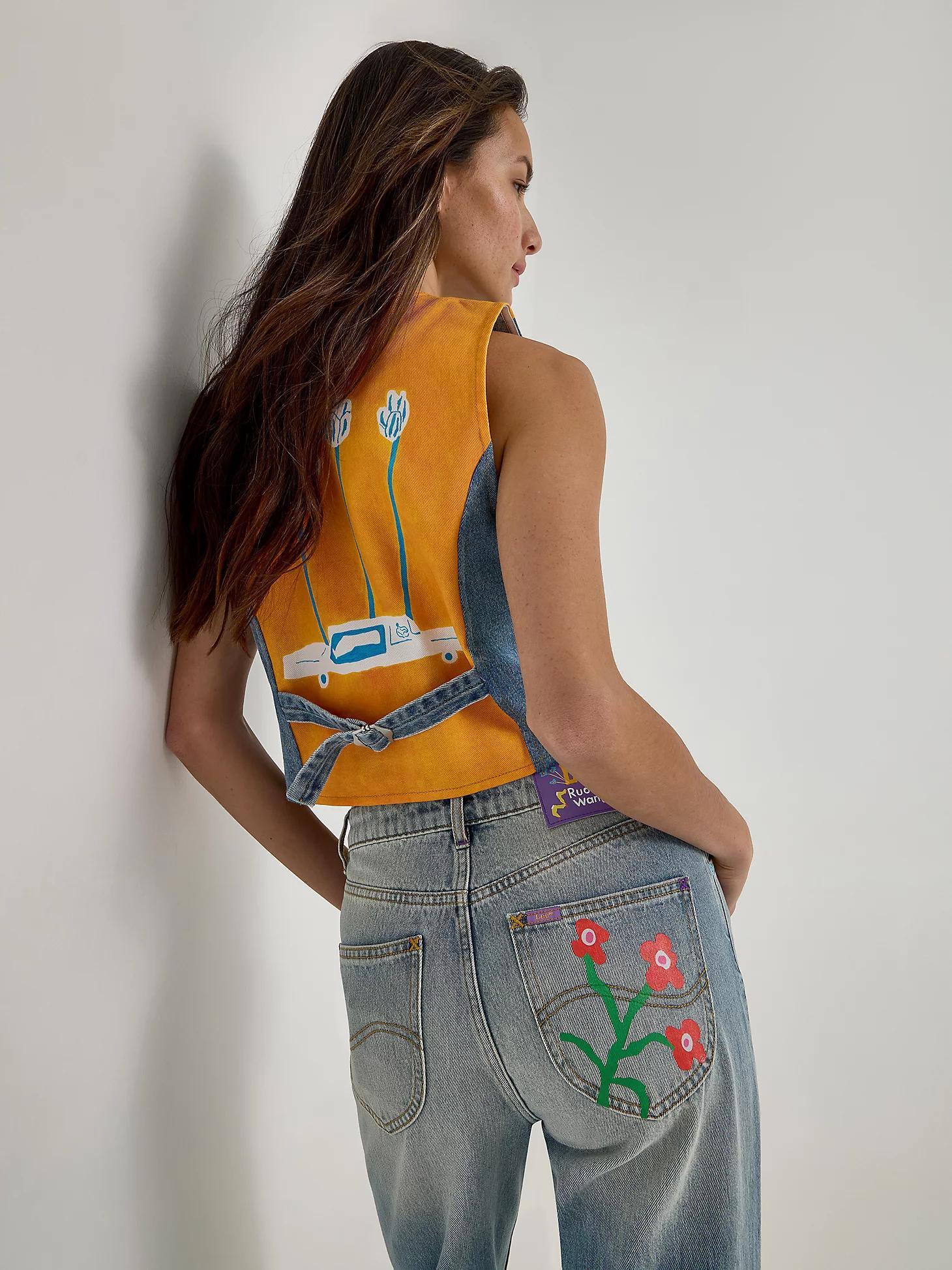 Women's Lee® x Ruohan Wang Denim Vest | Women's Jackets & Outerwear | Lee® Product Image