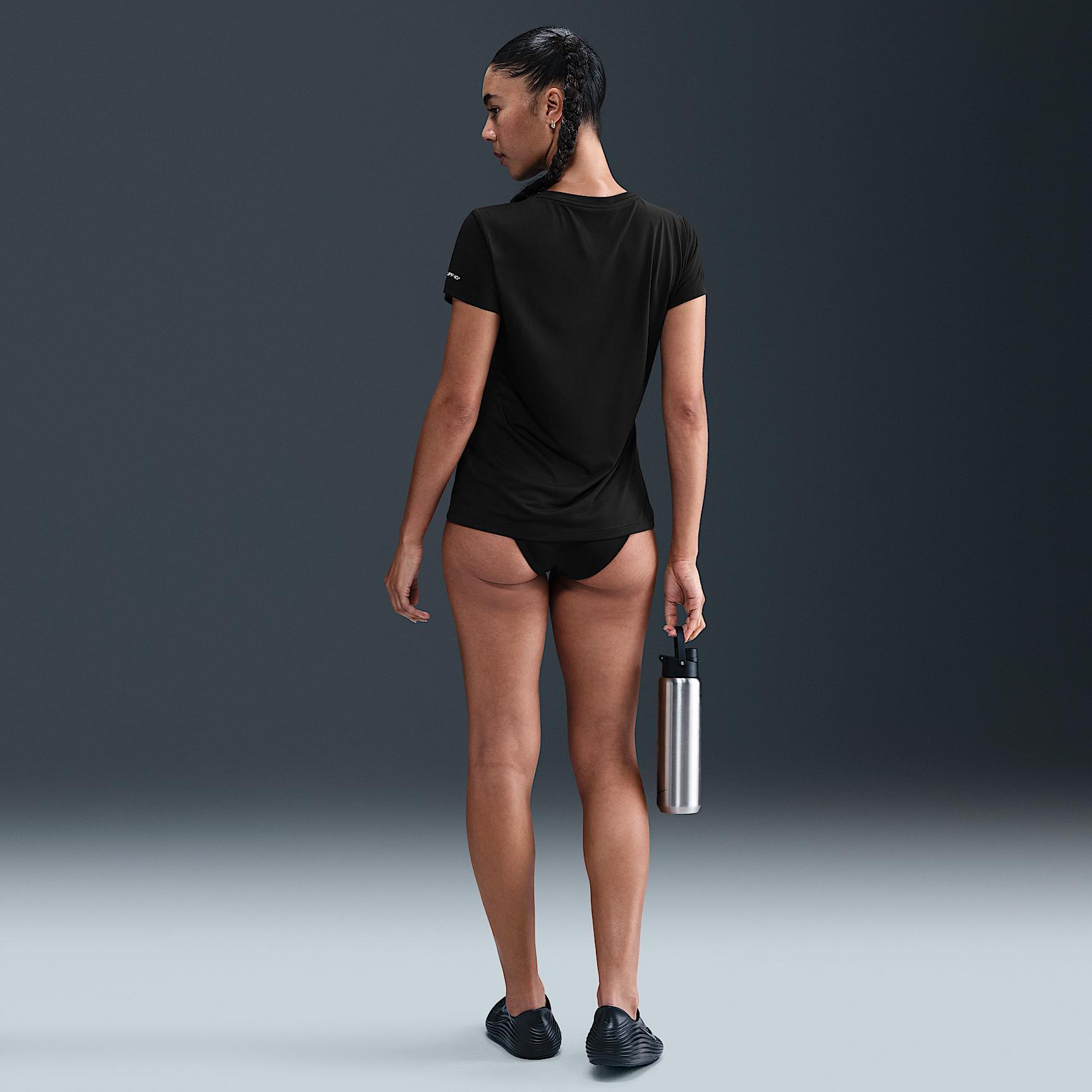 Nike Swim Swoosh Hydroguard Women's Short-Sleeve Top Product Image