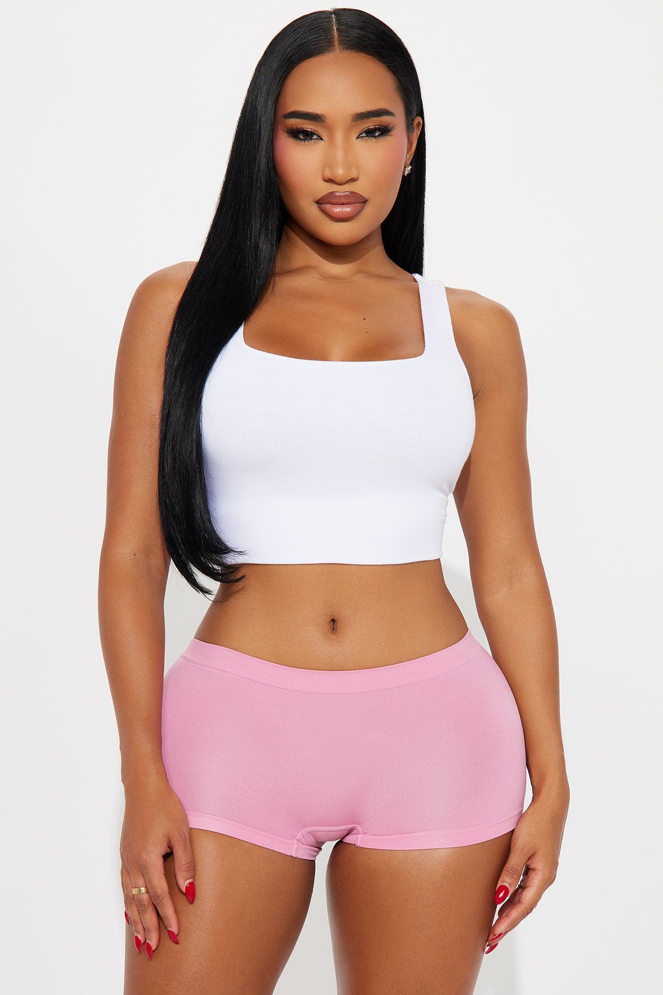 Smooth And Ready Seamless Classic Boyshort Panty - Mauve Product Image