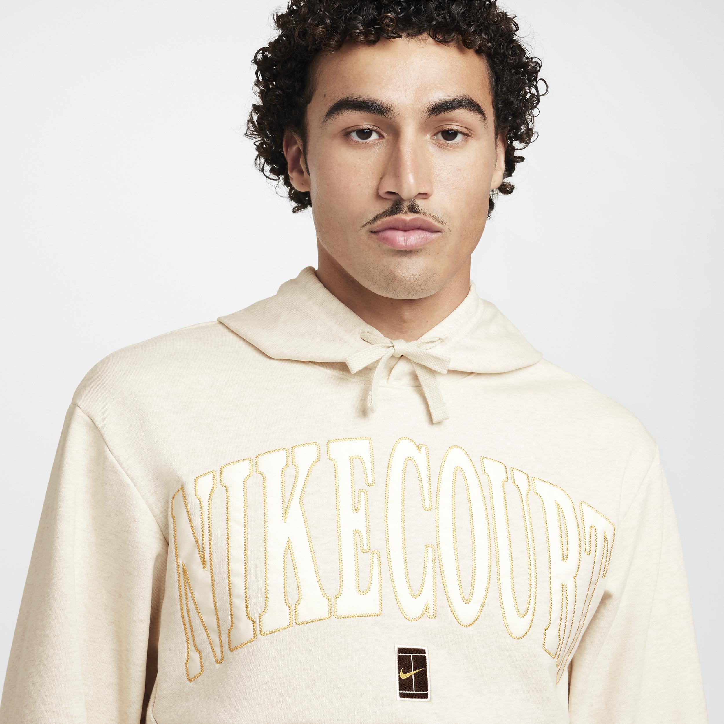Nike Men's Court Heritage Dri-FIT Fleece Tennis Hoodie Product Image