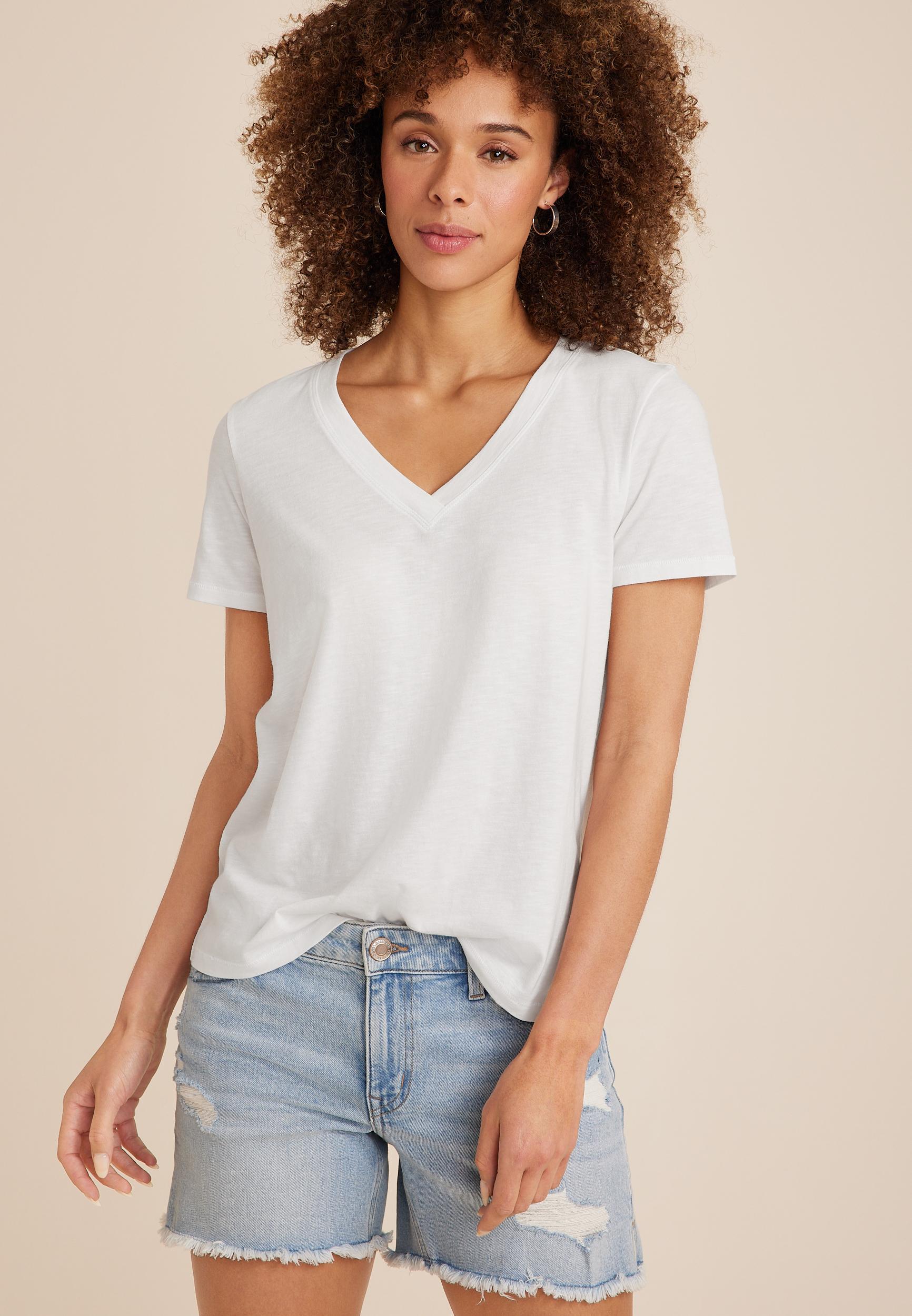 24/7 Dawson V Neck Tee Product Image