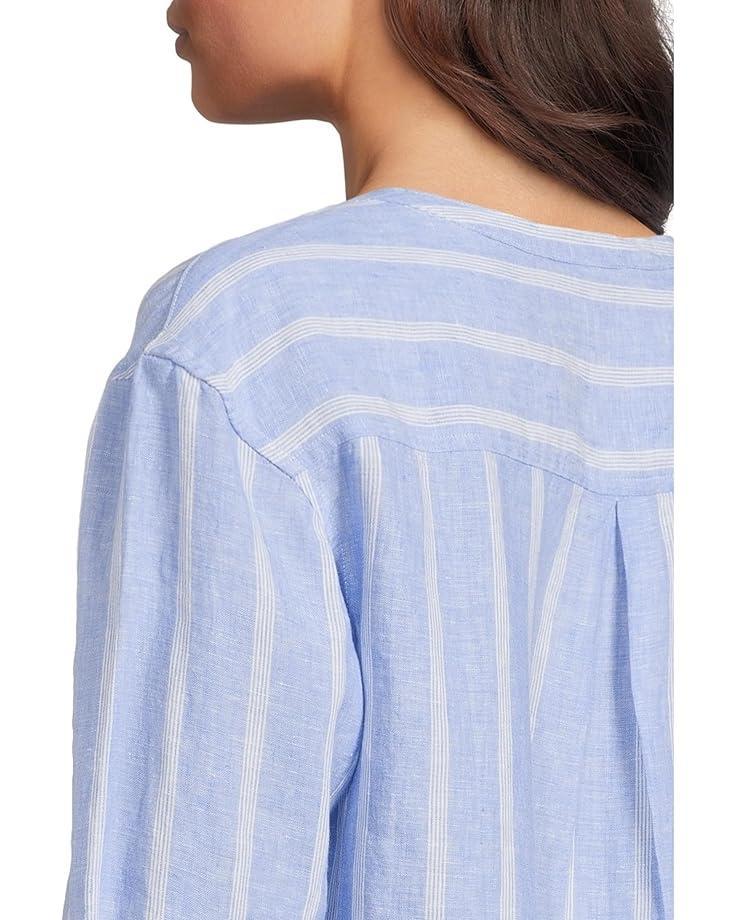 Cotton Linen Tee Splitneck Product Image