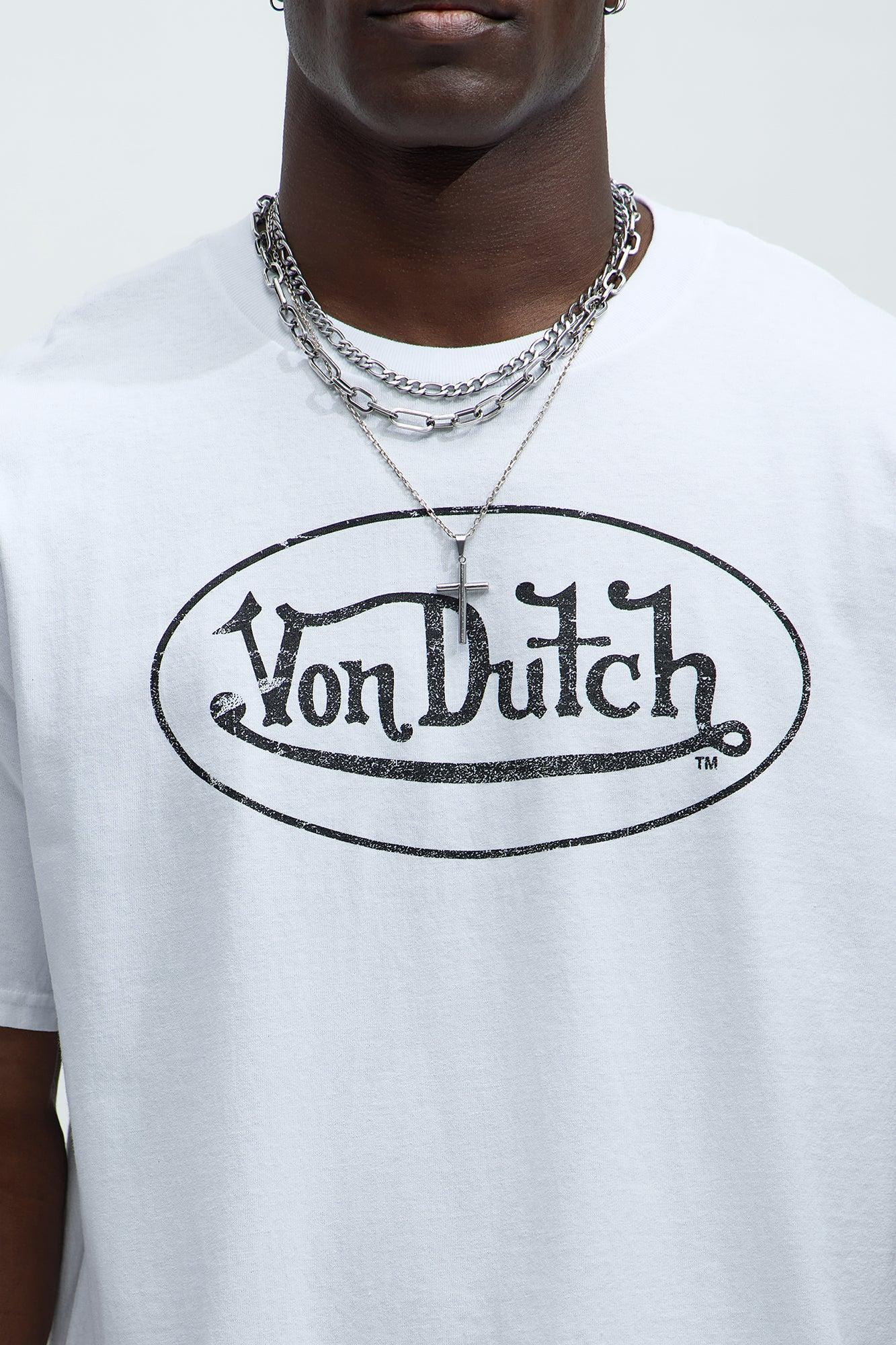 Von Dutch Vintage Logo Short Sleeve Tee - White Product Image