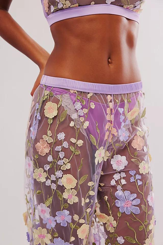 Floral Flare Lounge Pants Product Image