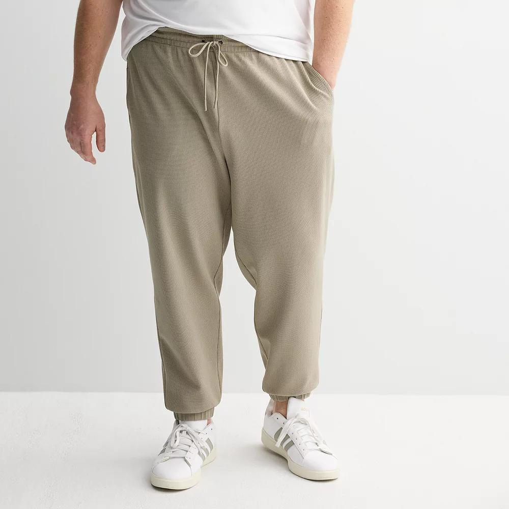 Big & Tall Tek Gear® Waffle Jogger Pants, Men's, Size: XL Tall, Desert Shadow Product Image
