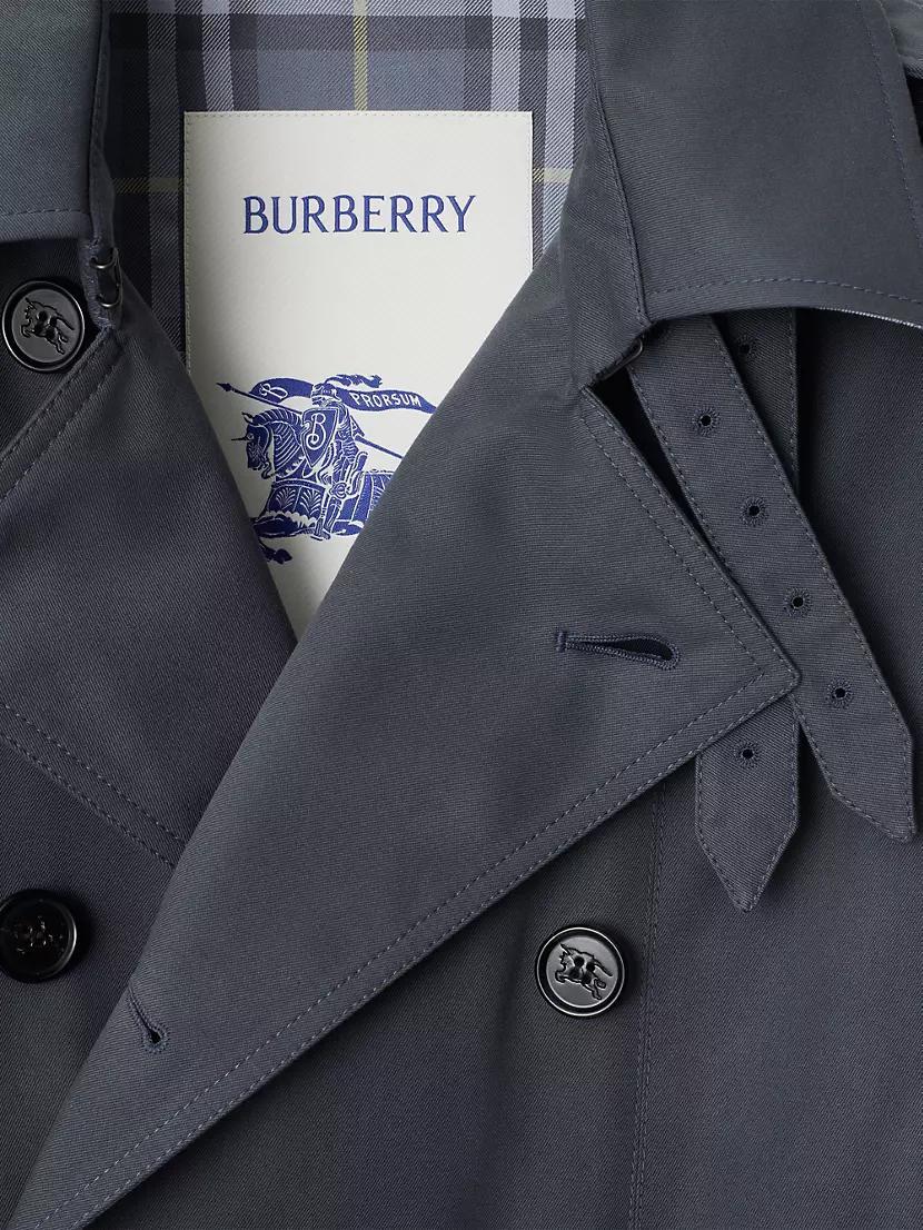 Twill Double-Breasted Trench Coat Product Image