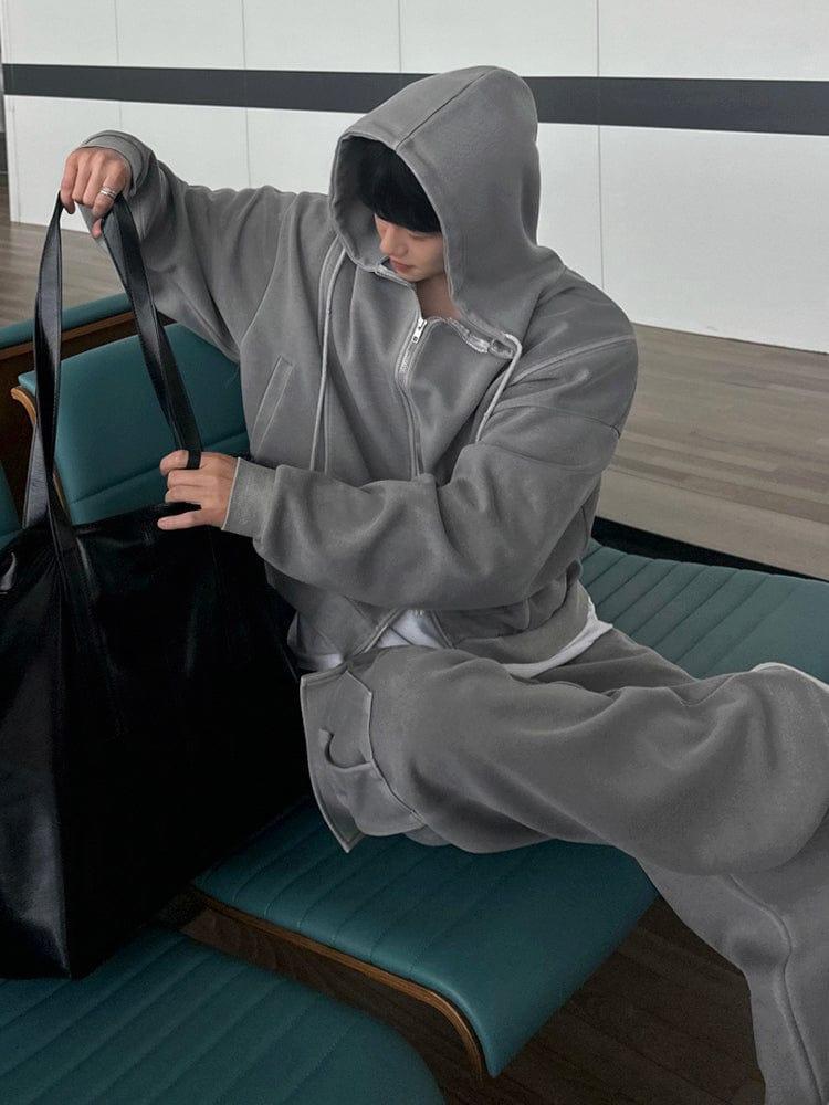 RT No. 12520 ZIP-UP HOODIE & CARGO SWEATPANTS Product Image