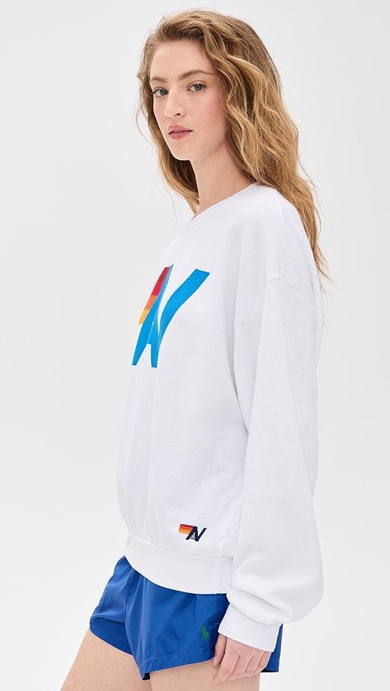 Aviator Nation Logo Relaxed Crew Sweatshirt | Shopbop Product Image