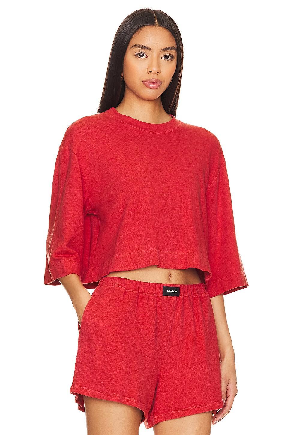 French Terry Oversized Tee MONROW Product Image