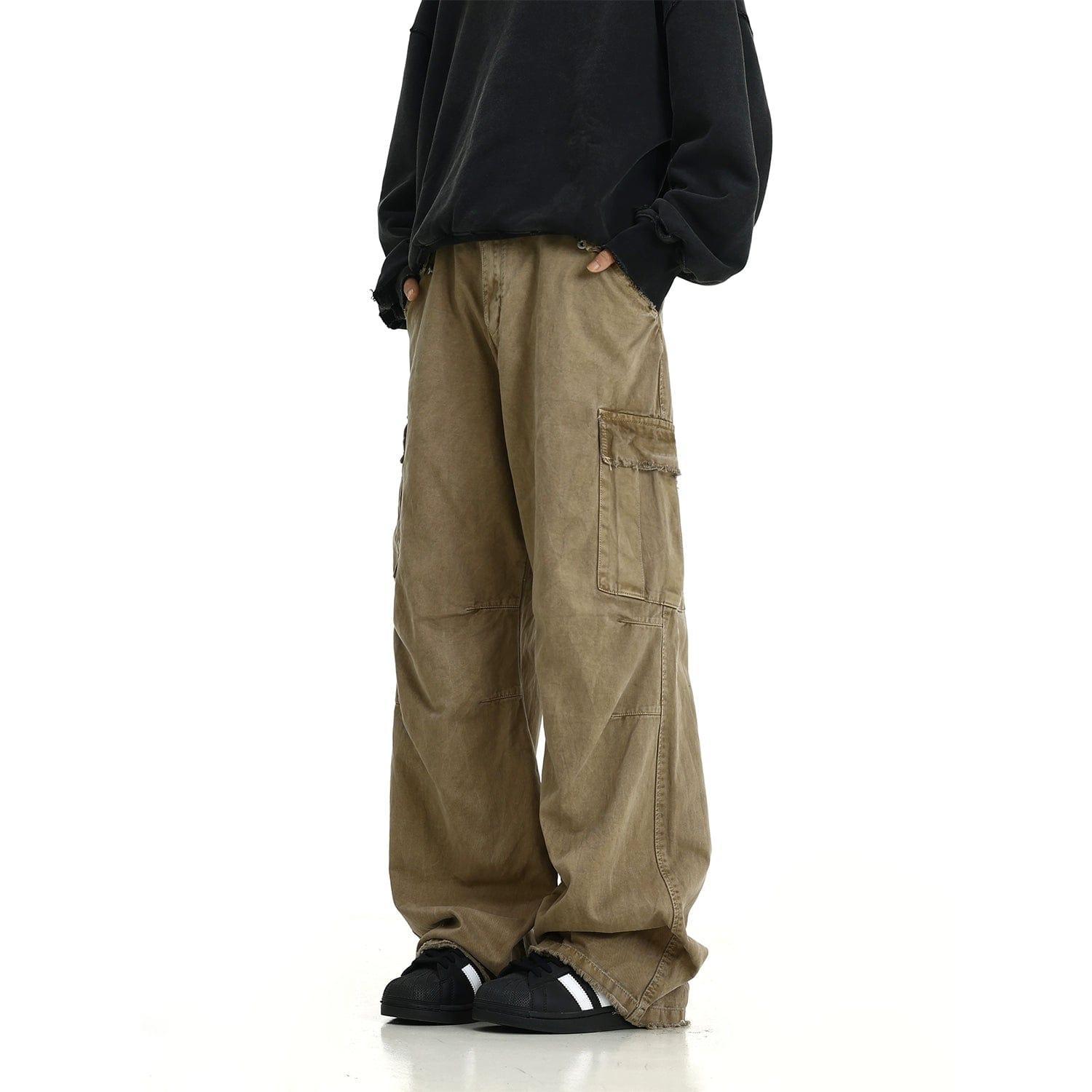 RT No. 11408 DISTRESSED STRAIGHT CARGO PANTS Product Image