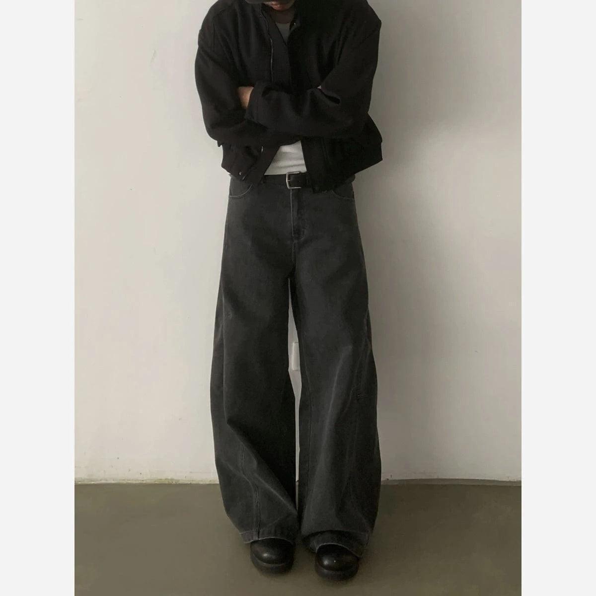 RT No. 18828 WASHED ASH SCIMITAR DENIM JEANS Product Image