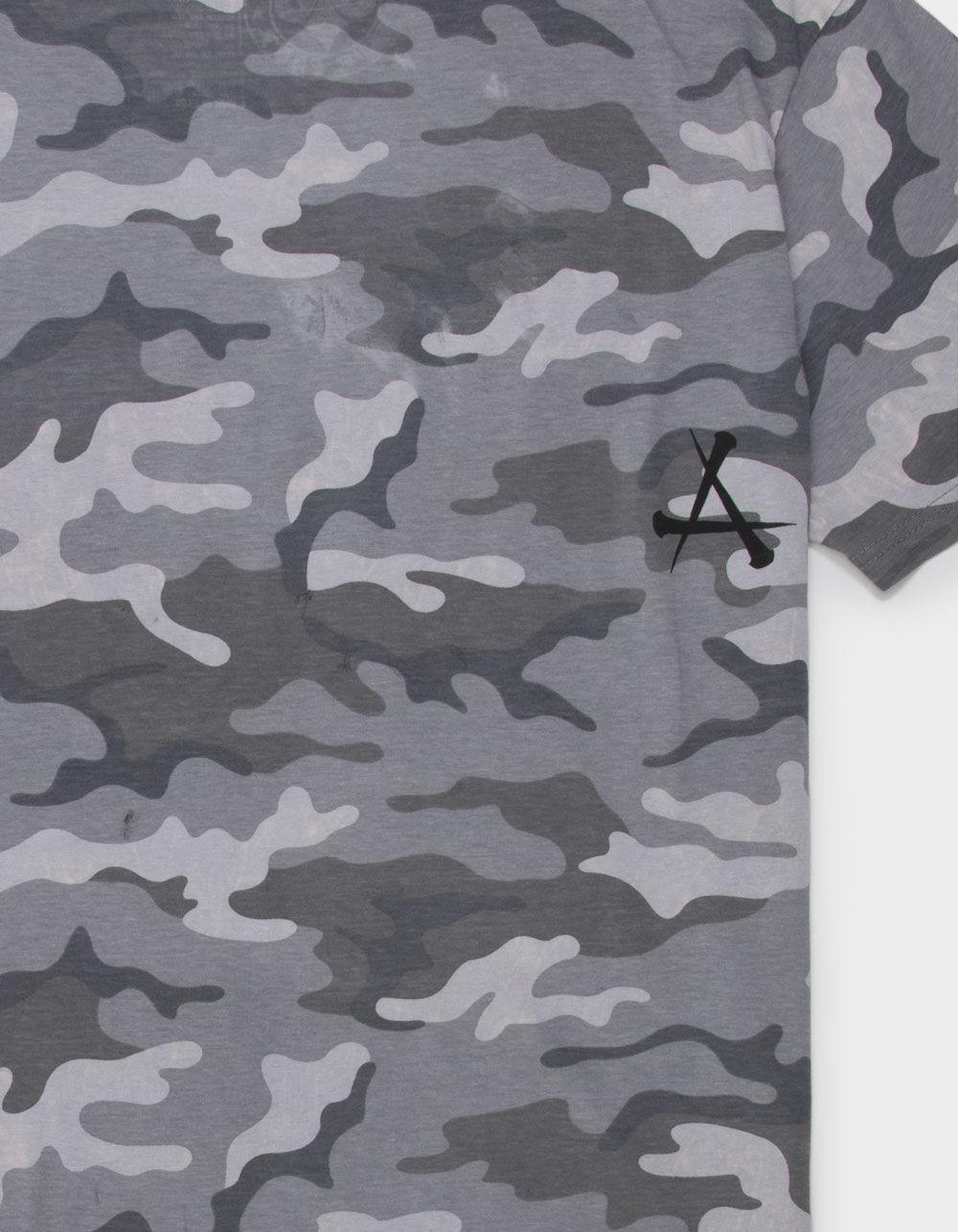 AFFLICTION Death Eyes Mens Tee - GRAY Product Image
