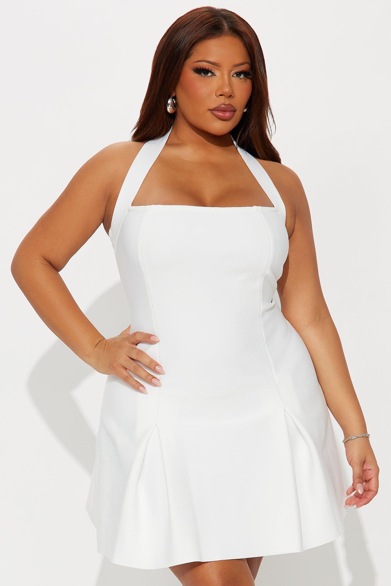 Good Company Bandage Mini Dress - White Product Image