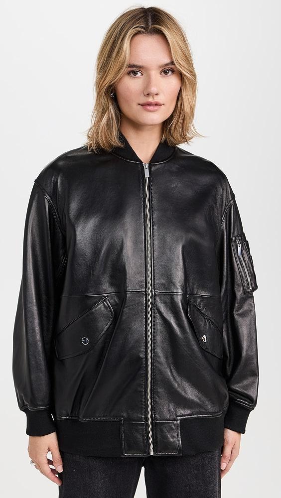 Theory Oversized Flight Jacket | Shopbop Product Image