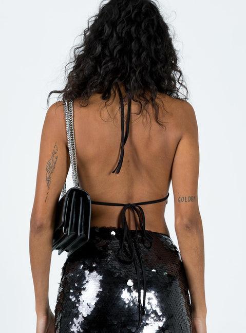 Hannam Halter Top Black Product Image