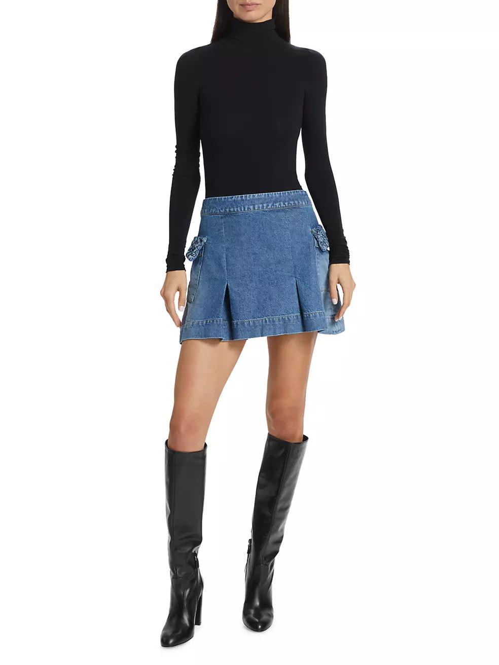 Agatha Denim Miniskirt Product Image