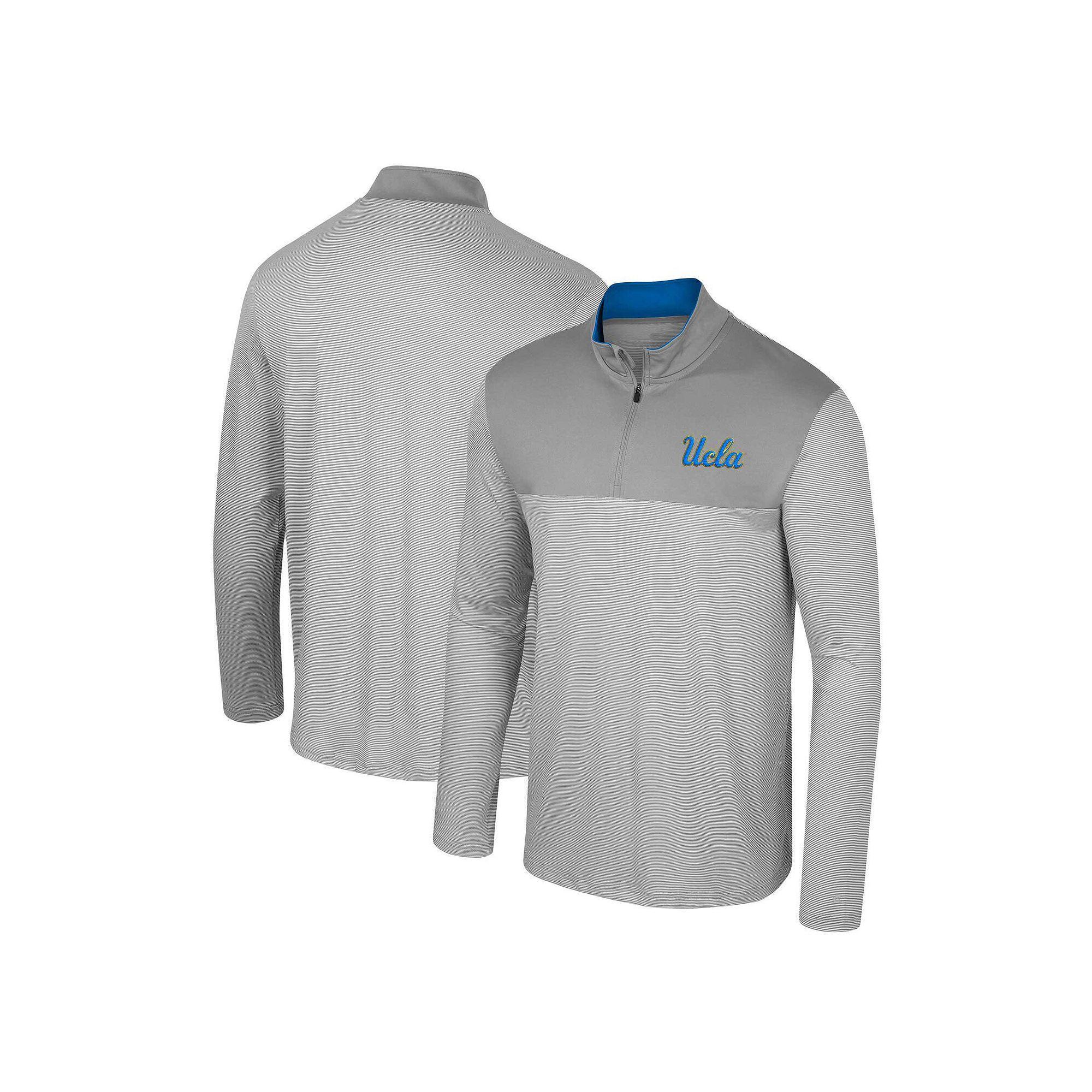 Men's Colosseum Gray UCLA Bruins Tuck Quarter-Zip Top, Size: XL, Grey Product Image