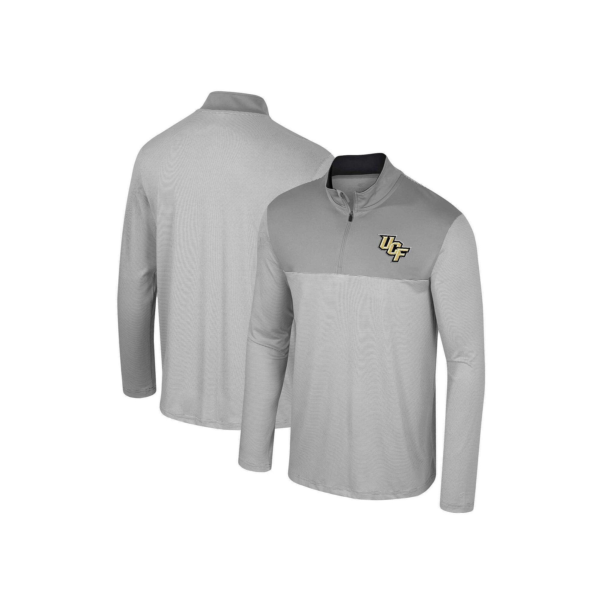 Men's Colosseum Gray UCLA Bruins Tuck Quarter-Zip Top, Size: XL, Grey Product Image