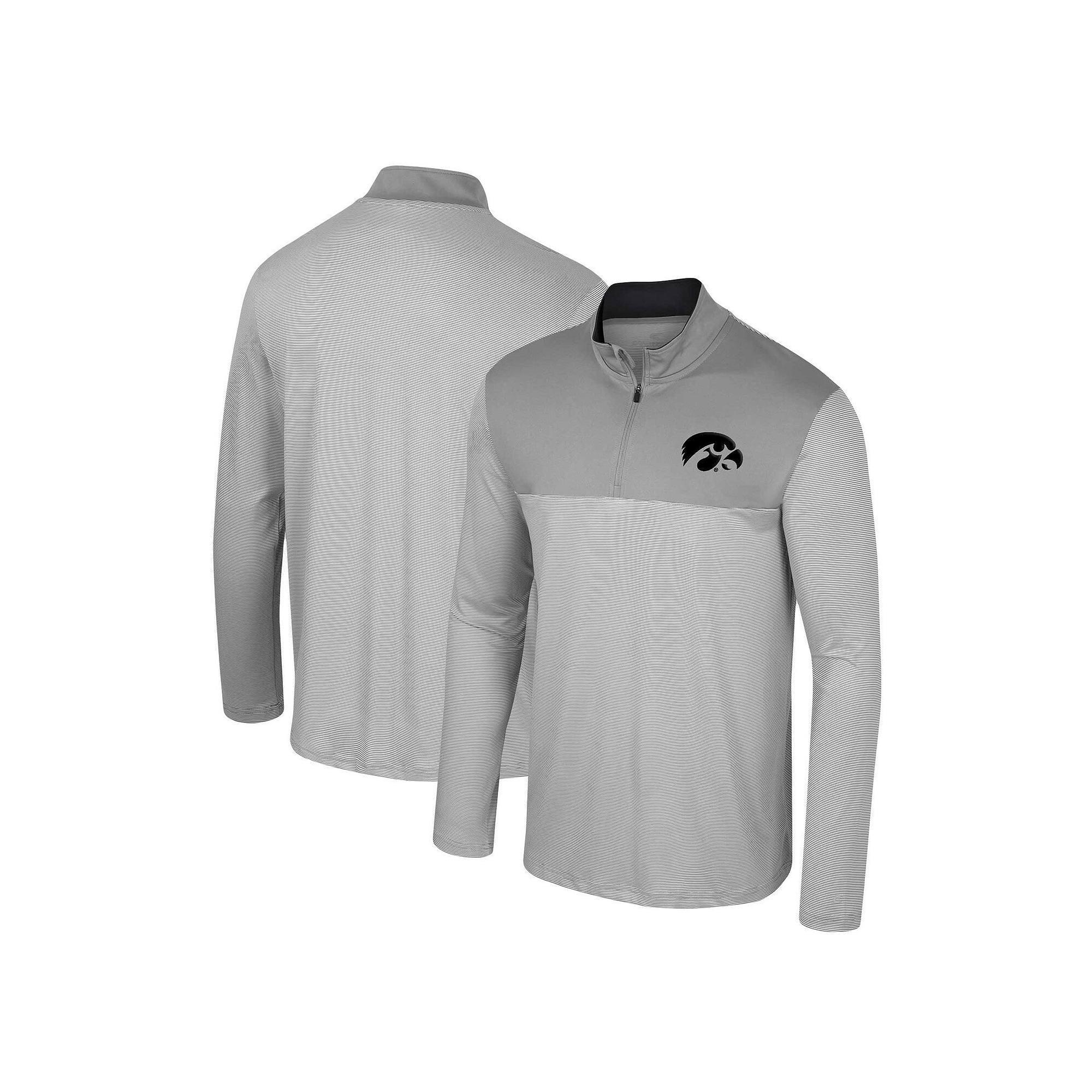 Men's Colosseum Gray UCLA Bruins Tuck Quarter-Zip Top, Size: XL, Grey Product Image