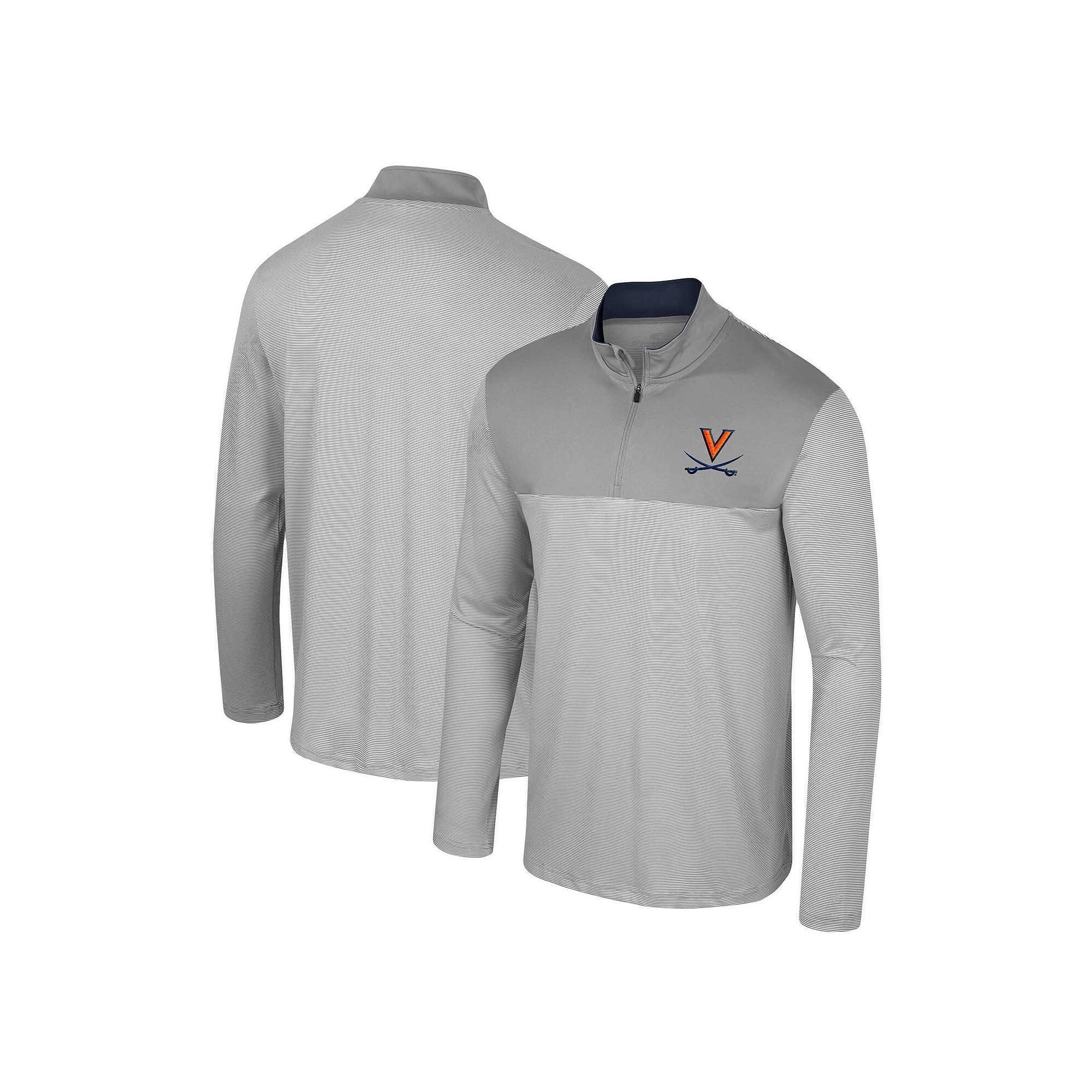 Men's Colosseum Gray UCLA Bruins Tuck Quarter-Zip Top, Size: XL, Grey Product Image