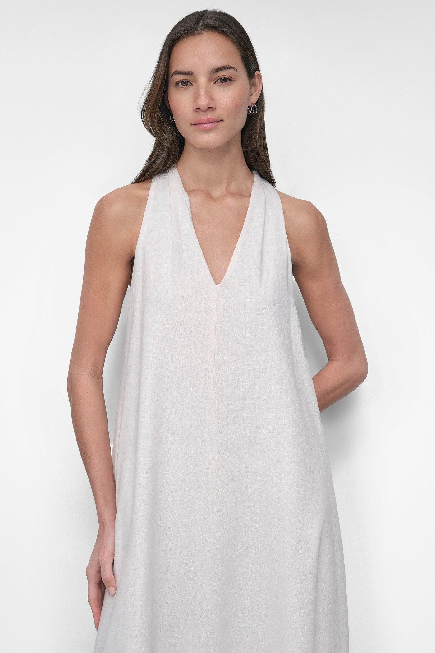 TWIST RACERBACK MIDI SWING DRESS Product Image