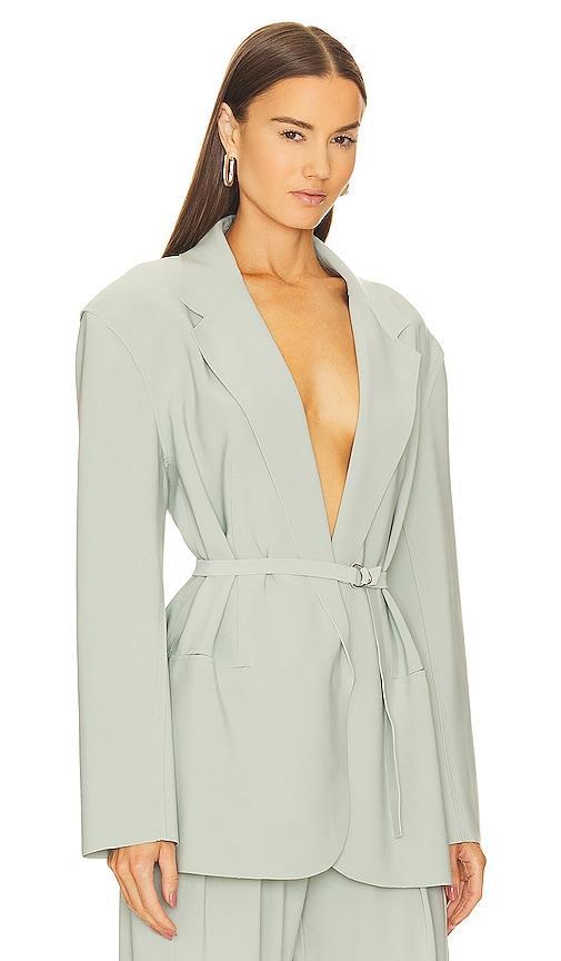 Womens Belted Oversized Jacket Product Image