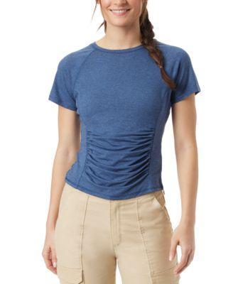 Bass Outdoor Womens Ruched Raglan-Sleeve Fashion Tee Product Image