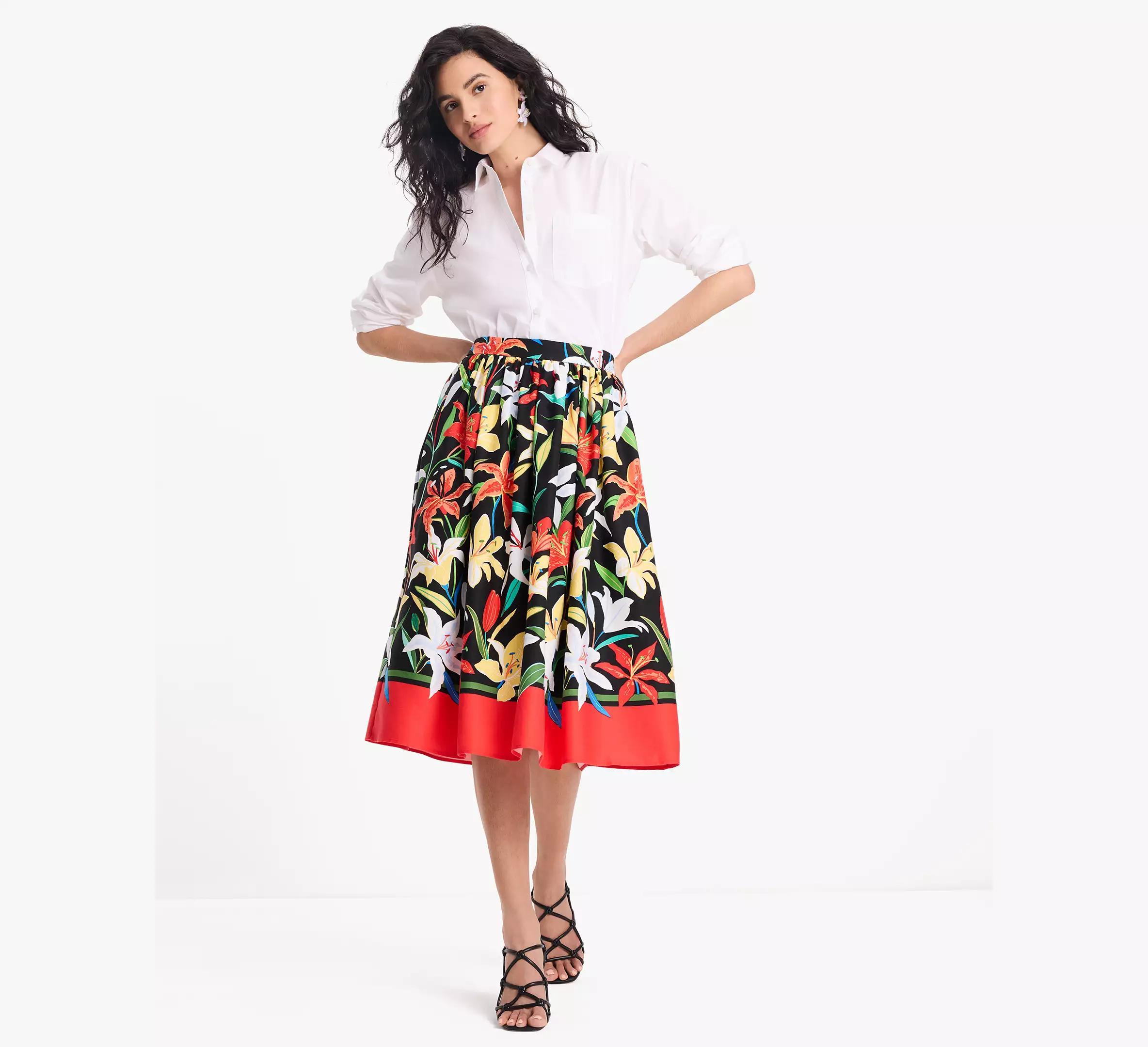 Summer Lilies Skirt Product Image