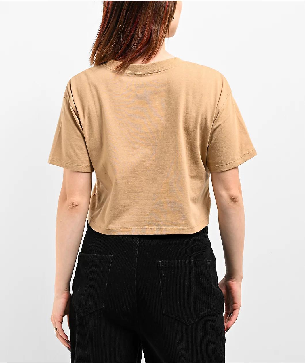 Empyre Heart Of Hearts Sand Crop T-Shirt Product Image