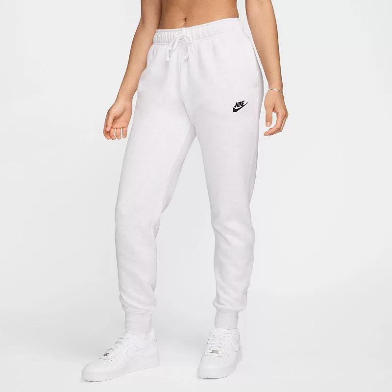 Women's Nike Sportswear Club Fleece Midrise Joggers, Size: Medium, Birch Grey Product Image