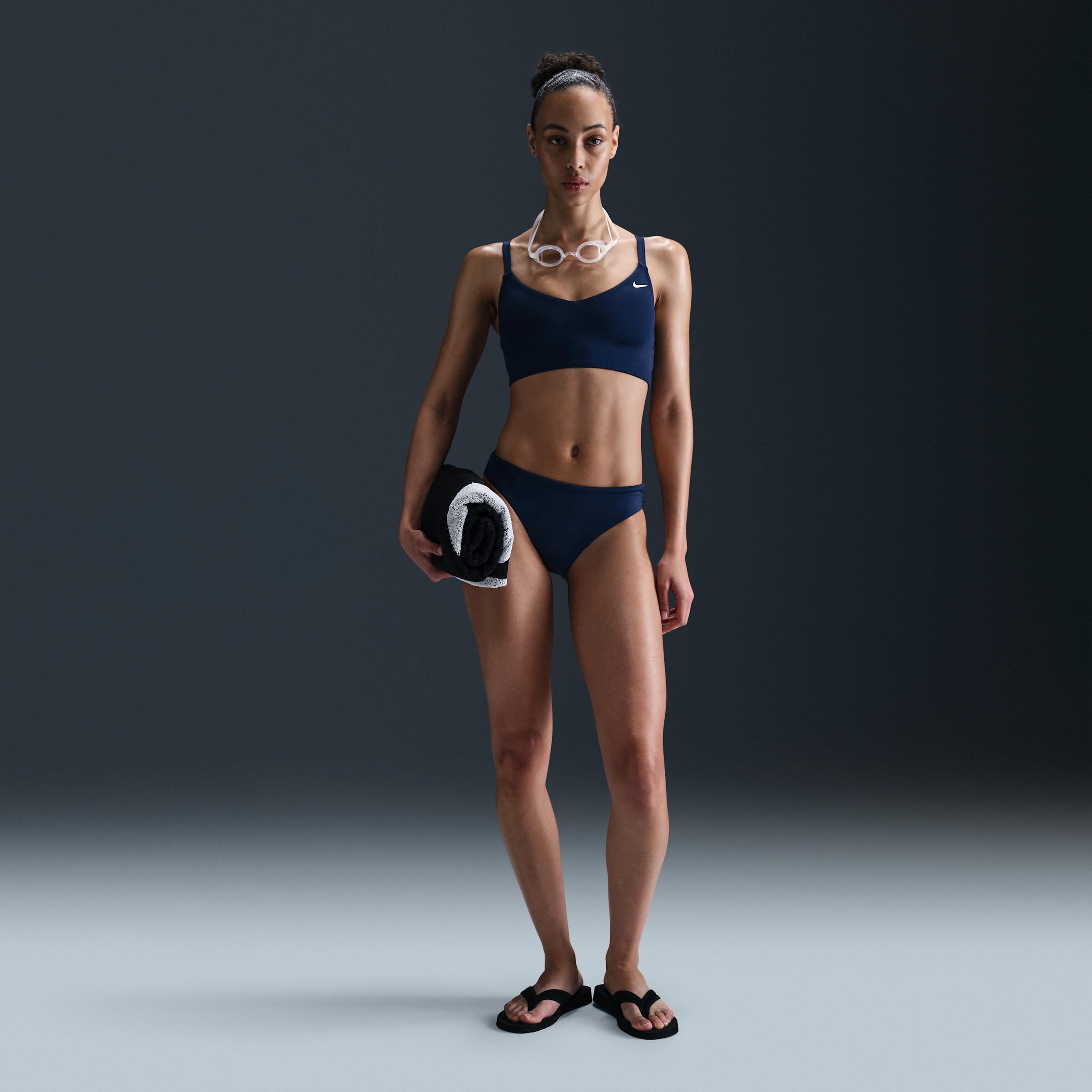 Nike Women's Swim Essential V-Neck Midkini Product Image