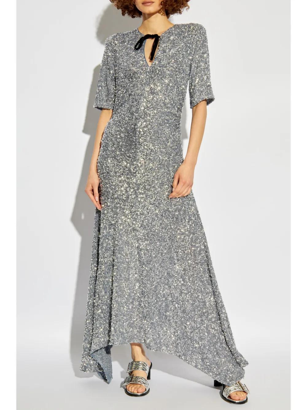 sequin-embellished maxi dress Product Image