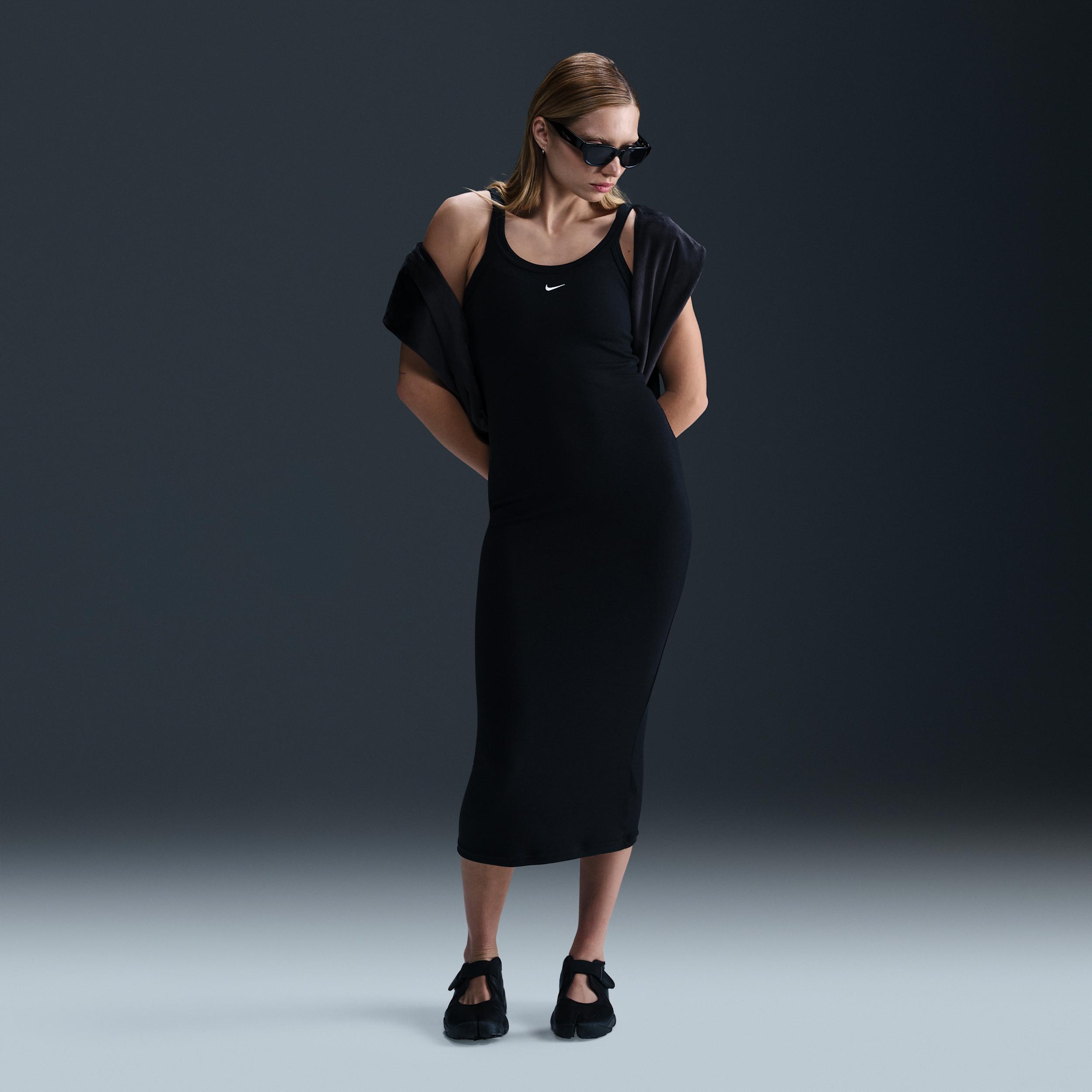 Women's Nike Sportswear Chill Knit Tight Mini-Rib Tank Top Dress Product Image