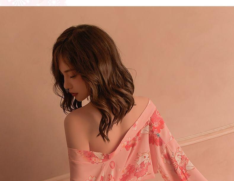 Kimono Lingerie Costume Set Product Image