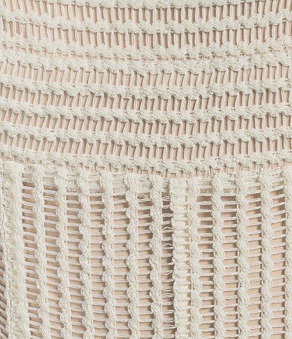 Antonio Melani Erina Crochet Lace Square Neck Sleeveless Dress Product Image