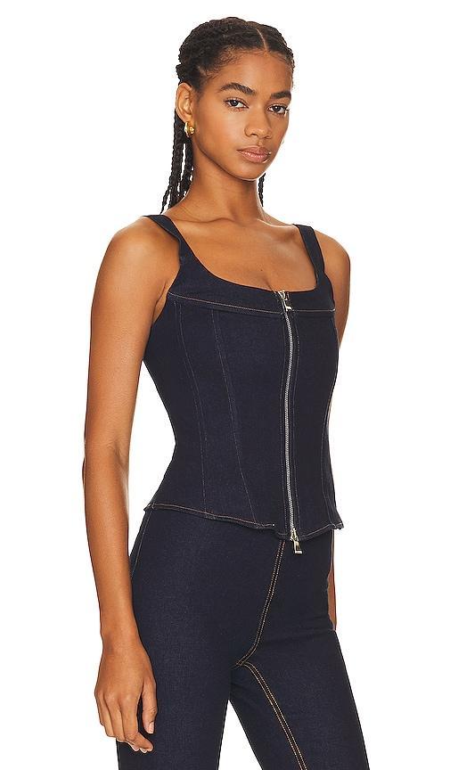 Womens Rainy Denim Corset Product Image