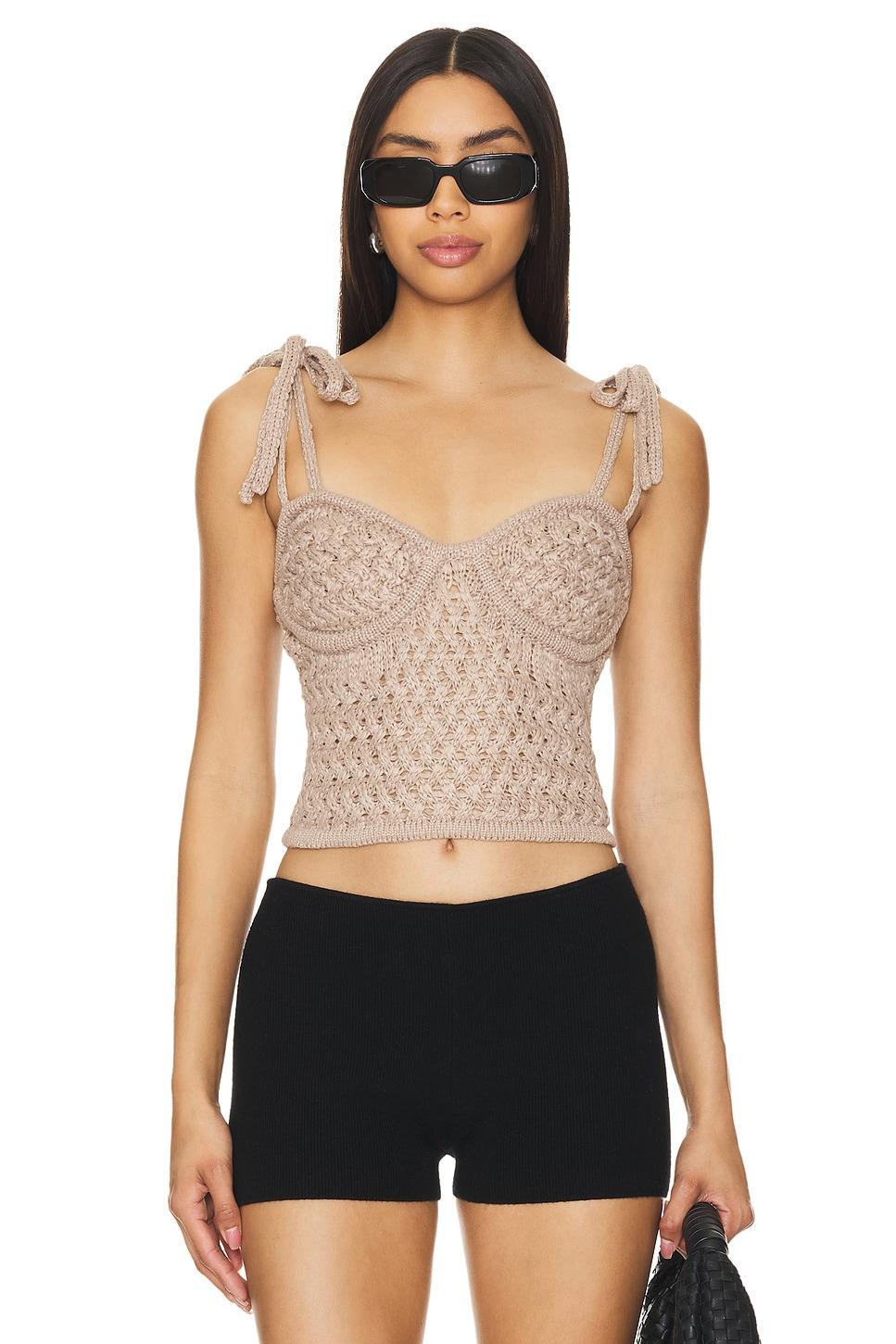 Lovers and Friends Jaquetta Tank in Taupe Product Image
