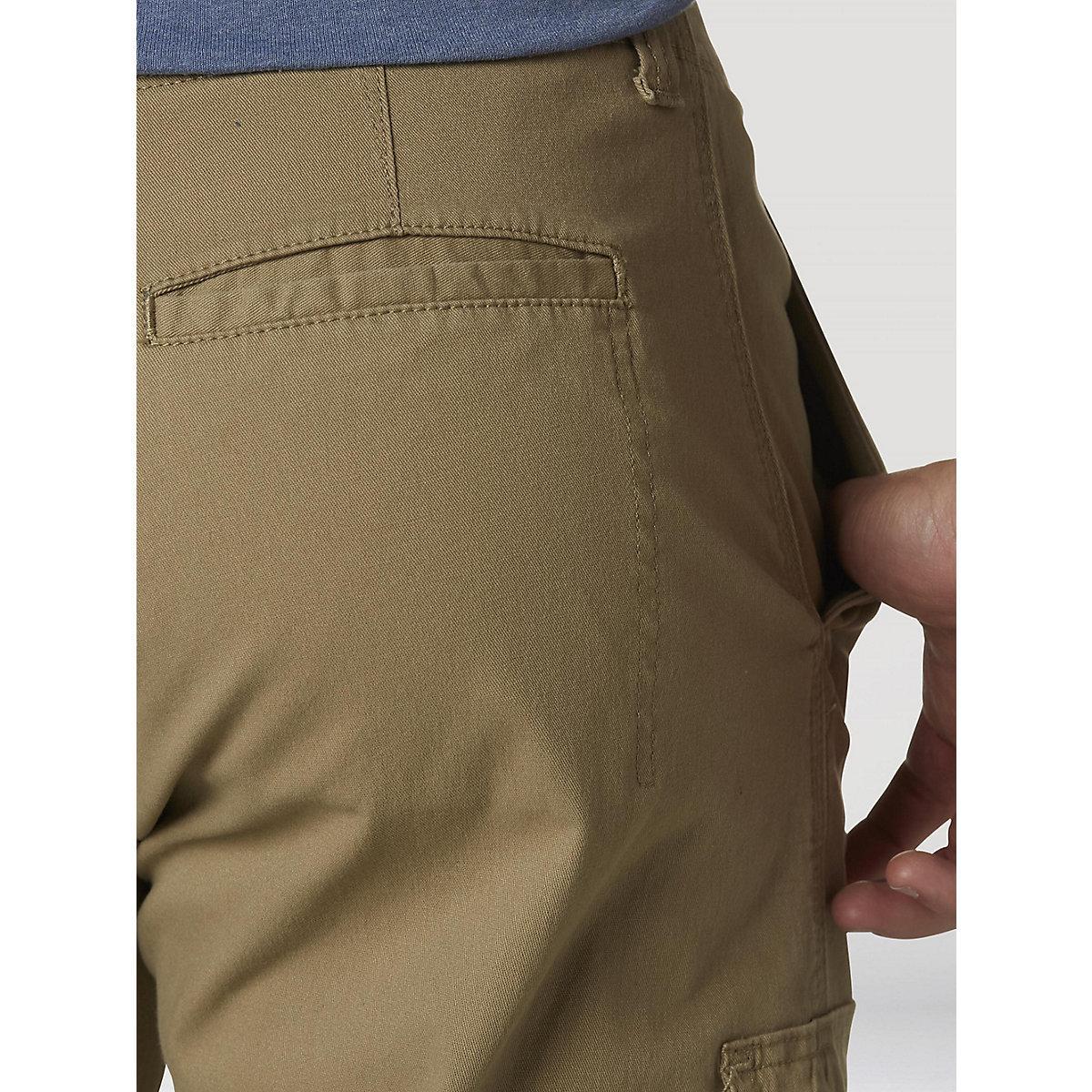 Wrangler® Men's Five Star Premium Relaxed Fit Flex Cargo Pant in Anthracite Product Image