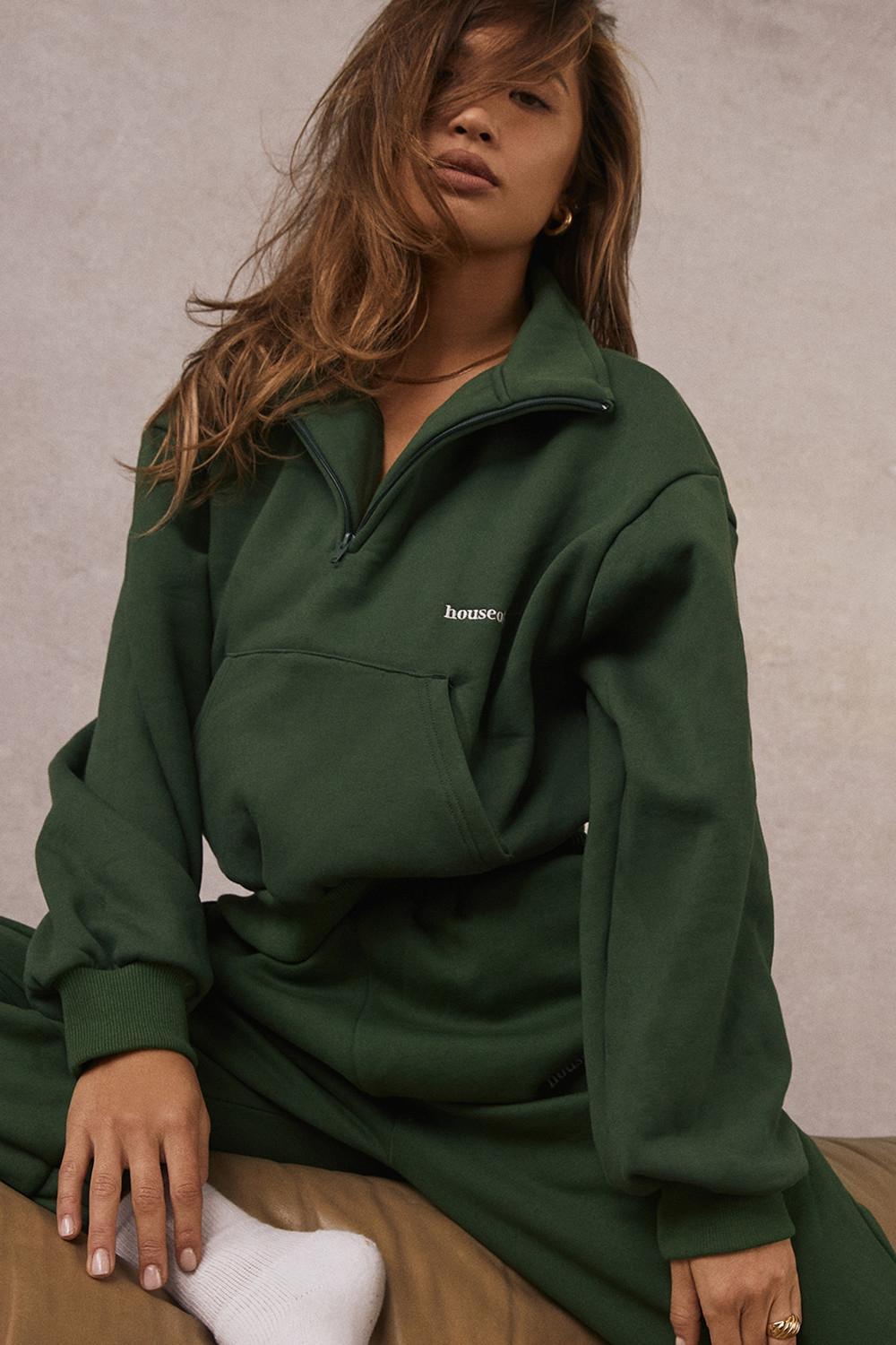 Sky Green Fleece Back Jogging Trousers Product Image